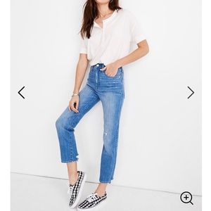 Madewell mom jean